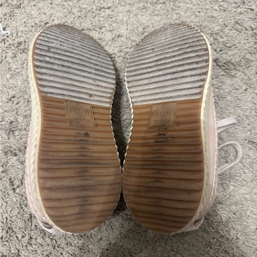 Pink Textured Sneakers - Picture 4 of 4